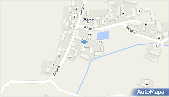 Skalice, Skalice, 12, mapa Skalice