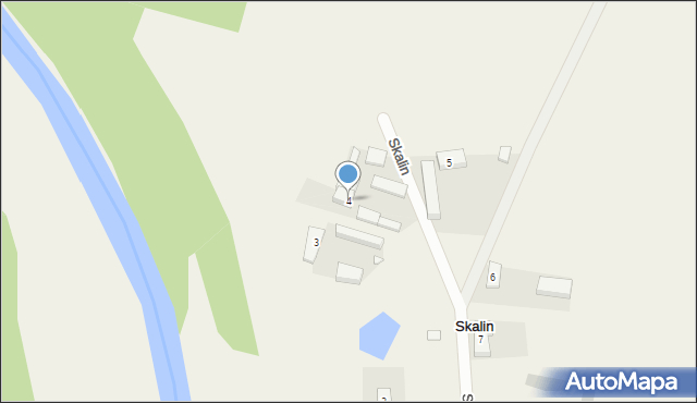 Skalin, Skalin, 4, mapa Skalin