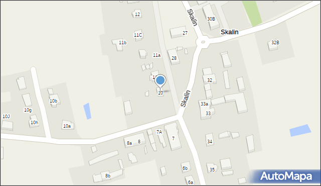 Skalin, Skalin, 10, mapa Skalin