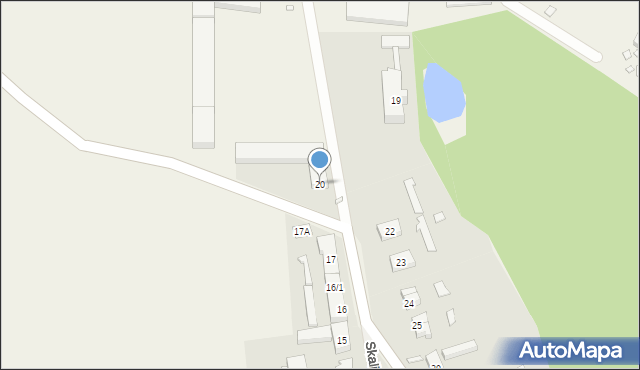 Skalin, Skalin, 20, mapa Skalin