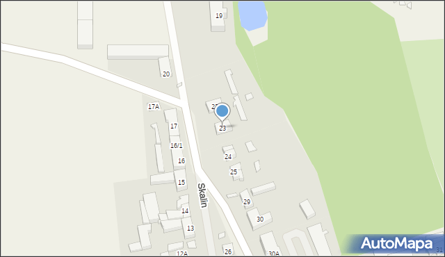 Skalin, Skalin, 23, mapa Skalin