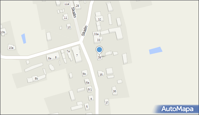 Skalin, Skalin, 34, mapa Skalin