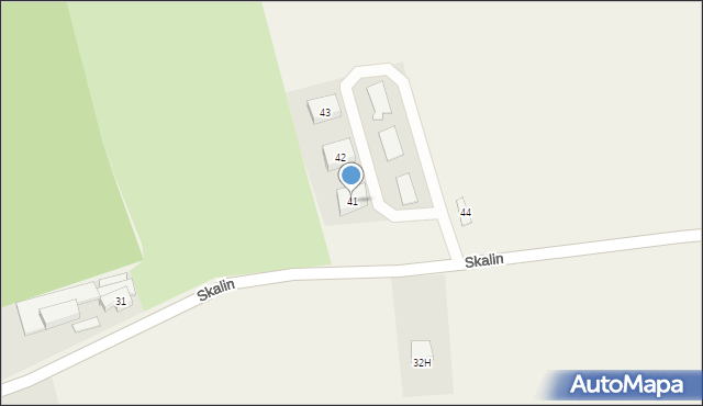 Skalin, Skalin, 41, mapa Skalin