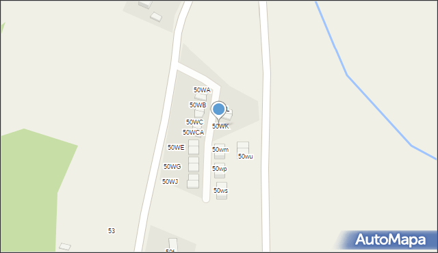 Skalin, Skalin, 50WK, mapa Skalin