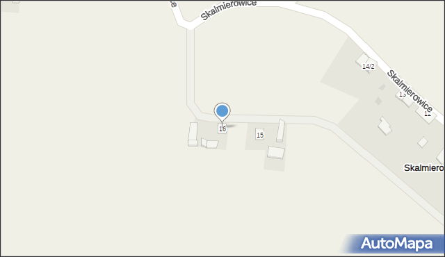 Skalmierowice, Skalmierowice, 16, mapa Skalmierowice