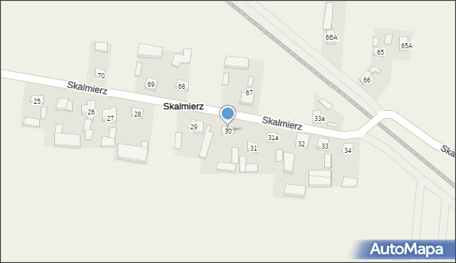 Skalmierz, Skalmierz, 30, mapa Skalmierz