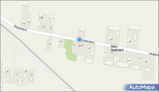 Skalmierz, Skalmierz, 41A, mapa Skalmierz