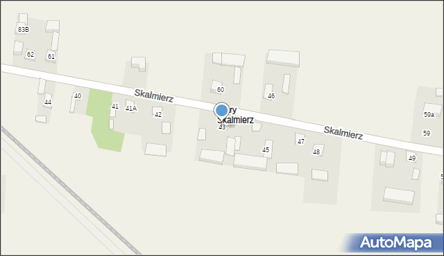 Skalmierz, Skalmierz, 43, mapa Skalmierz