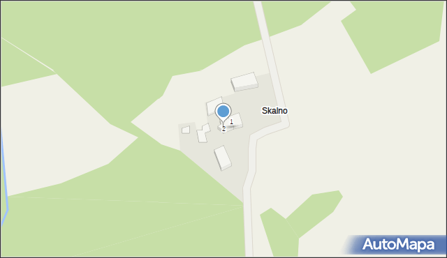 Skalno, Skalno, 2, mapa Skalno