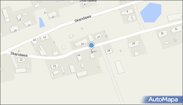 Skandawa, Skandawa, 26, mapa Skandawa