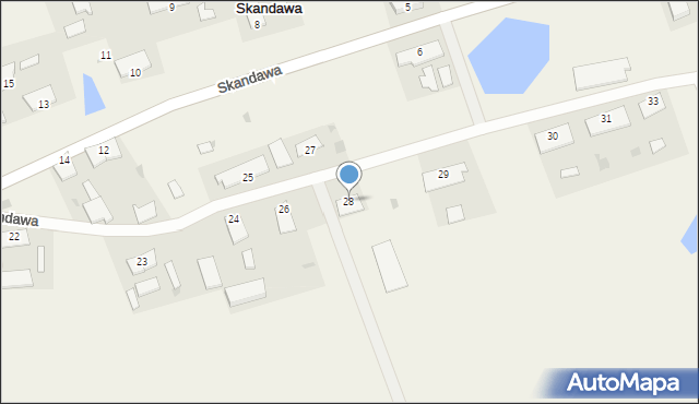 Skandawa, Skandawa, 28, mapa Skandawa