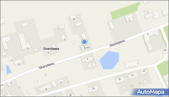 Skandawa, Skandawa, 5, mapa Skandawa