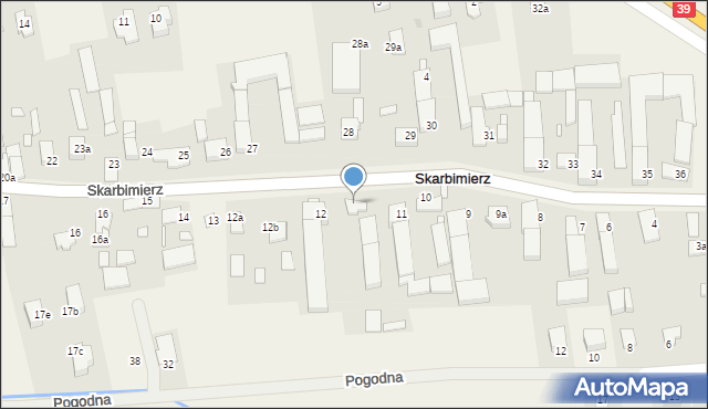 Skarbimierz, Skarbimierz, 11a, mapa Skarbimierz