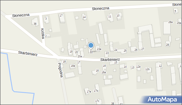 Skarbimierz, Skarbimierz, 22, mapa Skarbimierz