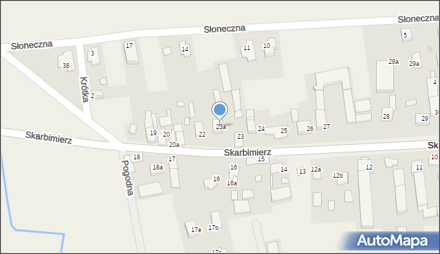 Skarbimierz, Skarbimierz, 23a, mapa Skarbimierz