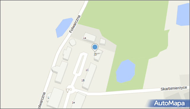 Skarbimierzyce, Skarbimierzyce, 1D, mapa Skarbimierzyce