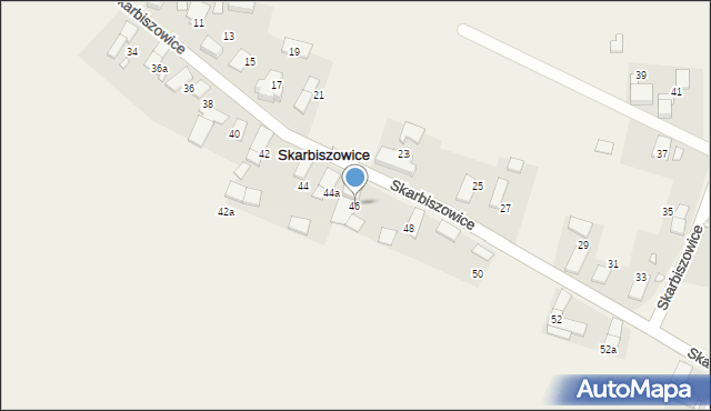 Skarbiszowice, Skarbiszowice, 46, mapa Skarbiszowice