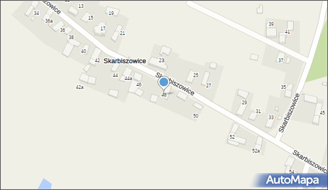 Skarbiszowice, Skarbiszowice, 48, mapa Skarbiszowice