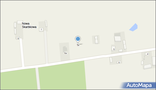 Skarbkowa, Skarbkowa, 5a, mapa Skarbkowa