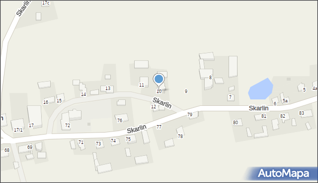 Skarlin, Skarlin, 10, mapa Skarlin