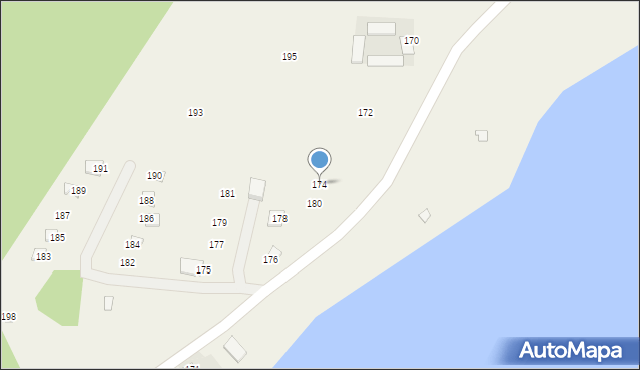 Skarlin, Skarlin, 174, mapa Skarlin