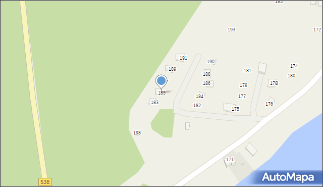 Skarlin, Skarlin, 185, mapa Skarlin