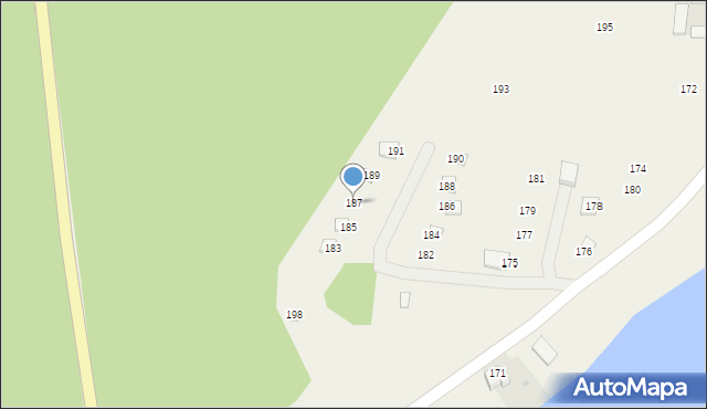 Skarlin, Skarlin, 187, mapa Skarlin