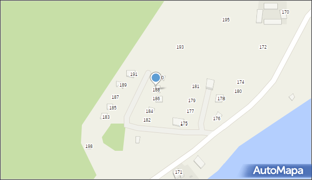 Skarlin, Skarlin, 188, mapa Skarlin