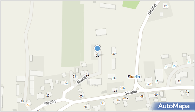Skarlin, Skarlin, 21, mapa Skarlin