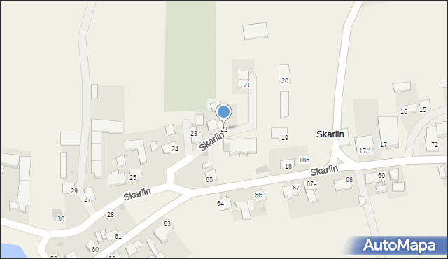 Skarlin, Skarlin, 22, mapa Skarlin