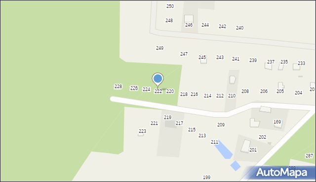 Skarlin, Skarlin, 222, mapa Skarlin