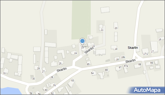 Skarlin, Skarlin, 23, mapa Skarlin