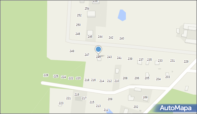 Skarlin, Skarlin, 245, mapa Skarlin