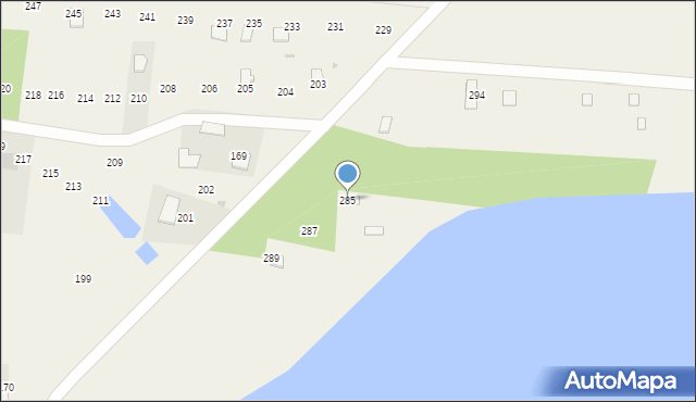 Skarlin, Skarlin, 285, mapa Skarlin