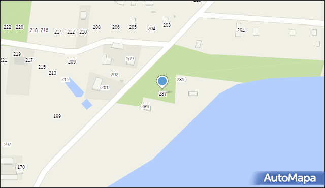 Skarlin, Skarlin, 287, mapa Skarlin