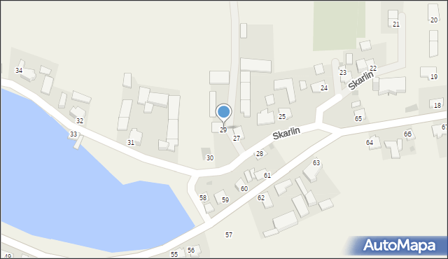 Skarlin, Skarlin, 29, mapa Skarlin