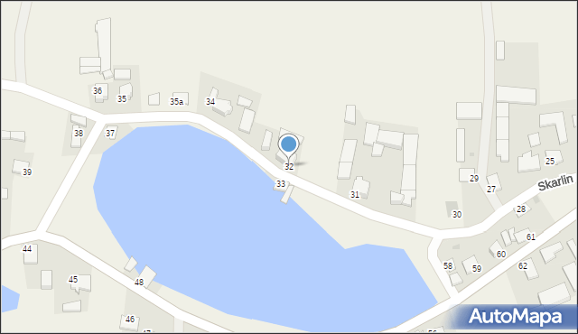 Skarlin, Skarlin, 32, mapa Skarlin