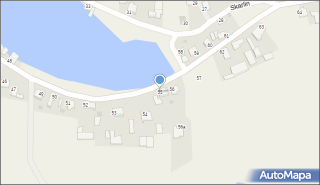 Skarlin, Skarlin, 55, mapa Skarlin