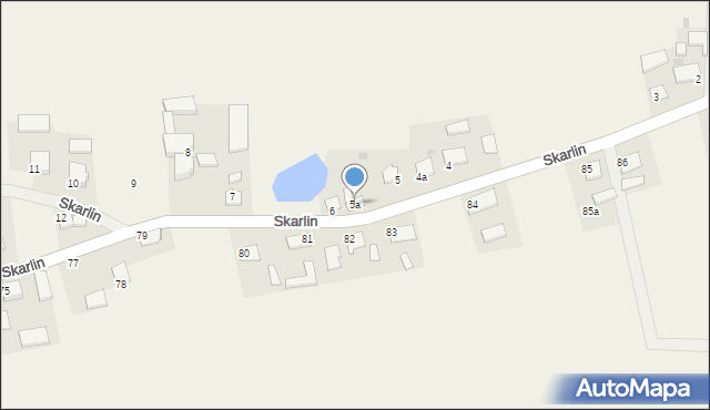 Skarlin, Skarlin, 5a, mapa Skarlin