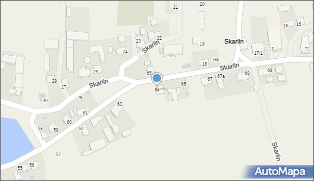 Skarlin, Skarlin, 64, mapa Skarlin