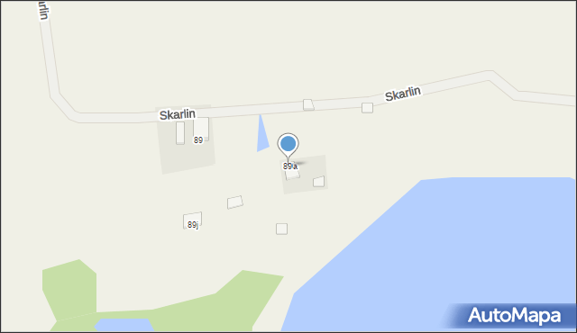 Skarlin, Skarlin, 89a, mapa Skarlin