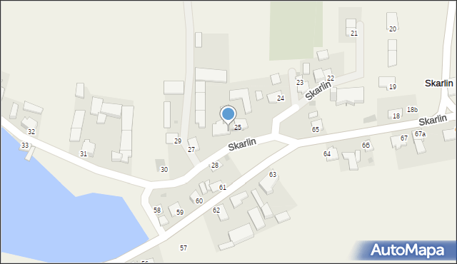 Skarlin, Skarlin, 26, mapa Skarlin