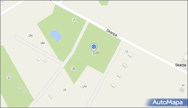 Skarpa, Skarpa, 13, mapa Skarpa