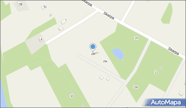 Skarpa, Skarpa, 18b, mapa Skarpa