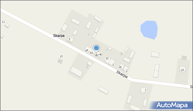 Skarpa, Skarpa, 4b, mapa Skarpa