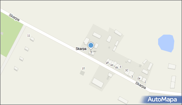 Skarpa, Skarpa, 5, mapa Skarpa