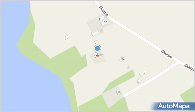Skarpa, Skarpa, 5B, mapa Skarpa