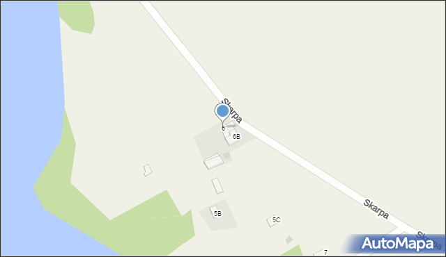 Skarpa, Skarpa, 6, mapa Skarpa