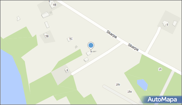 Skarpa, Skarpa, 7, mapa Skarpa