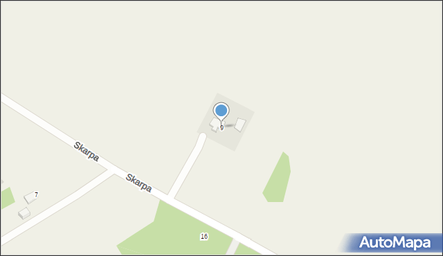 Skarpa, Skarpa, 9, mapa Skarpa